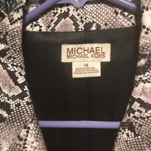 Michael Kors printed blazer